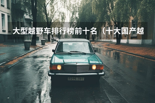大型越野车排行榜前十名（十大国产越野车）