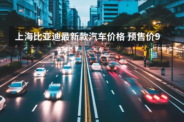 上海比亚迪最新款汽车价格 预售价9.98万起！这比亚迪SUV新款将到 比海豚更值？