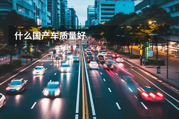 什么国产车质量好