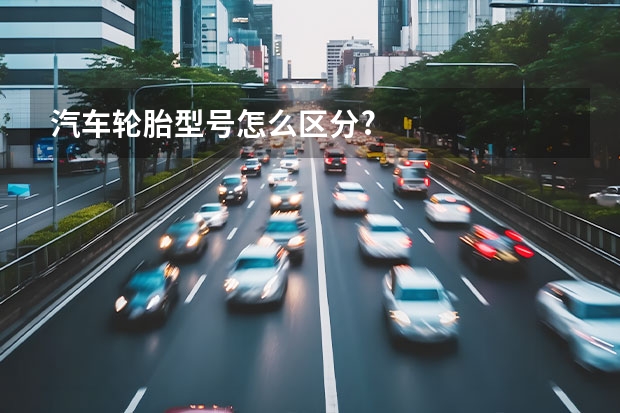 汽车轮胎型号怎么区分?