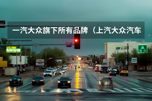 一汽大众旗下所有品牌（上汽大众汽车全部车型）