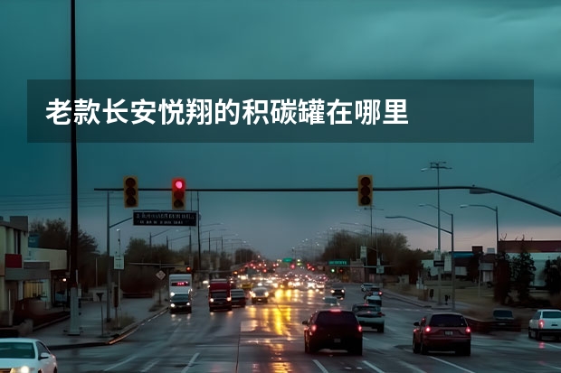 老款长安悦翔的积碳罐在哪里