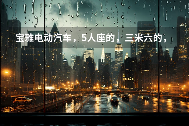 宝雅电动汽车，5人座的，三米六的，电瓶大约十块左右，需要多少钱。