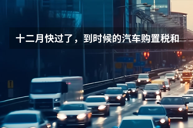 十二月快过了，到时候的汽车购置税和补贴有什么变化啊？