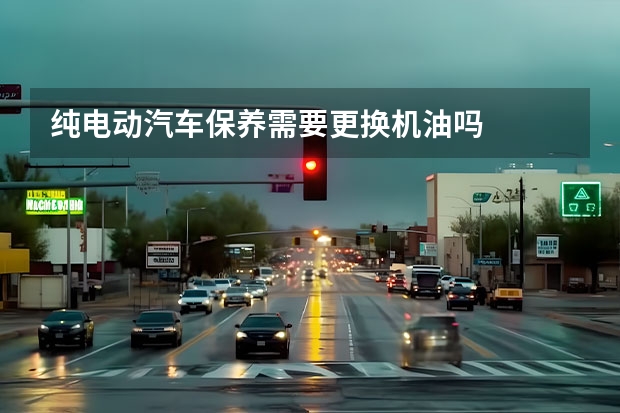 纯电动汽车保养需要更换机油吗