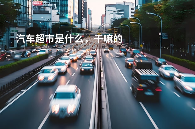 汽车超市是什么，干嘛的