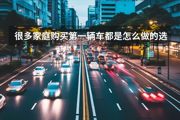 很多家庭购买第一辆车都是怎么做的选择？