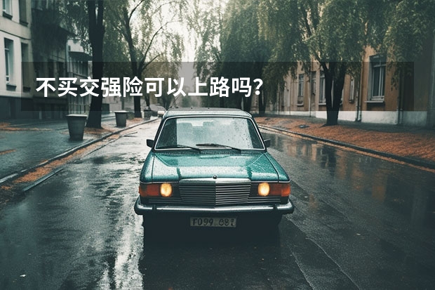 不买交强险可以上路吗？