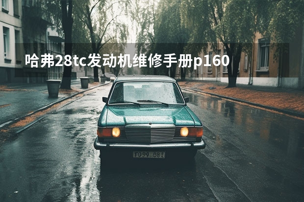 哈弗2.8tc发动机维修手册p1607故障码 汽车维护与修理规程和准则