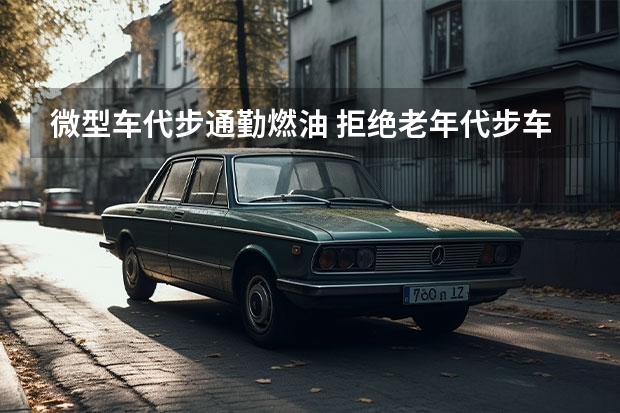 微型车代步通勤燃油 拒绝老年代步车，这几款电动小车便宜又好开，关键用车成本低