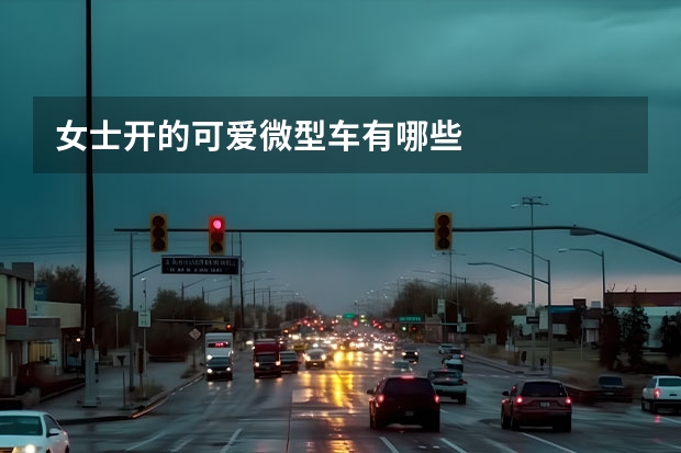 女士开的可爱微型车有哪些