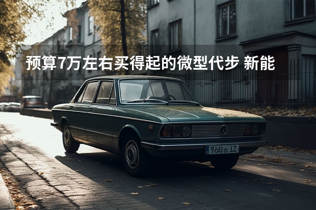 预算7万左右买得起的微型代步 新能源代步车5万就能搞定，代步接