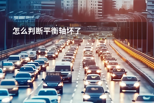 怎么判断平衡轴坏了
