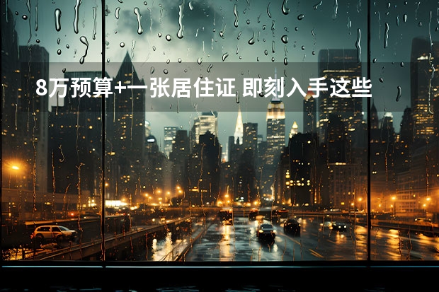 8万预算+一张居住证 即刻入手这些刚需代步神器 预算7万左右买得起的微型代步