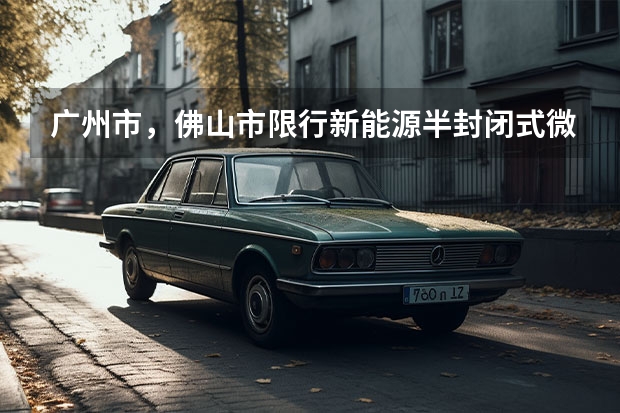 广州市，佛山市限行新能源半封闭式微型小货车吗？