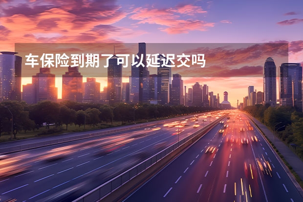 车保险到期了可以延迟交吗