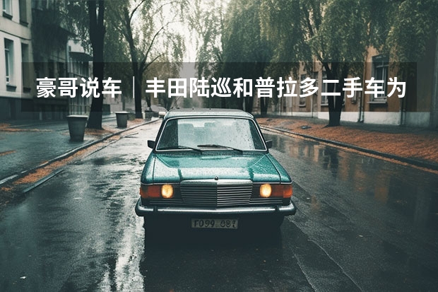 豪哥说车｜丰田陆巡和普拉多二手车为什么那么保值？