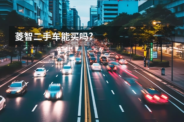 菱智二手车能买吗?