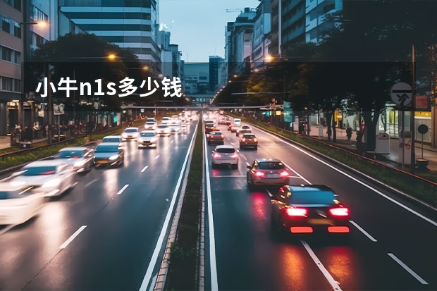 小牛n1s多少钱