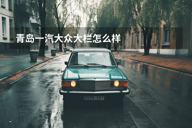 青岛一汽大众大栏怎么样