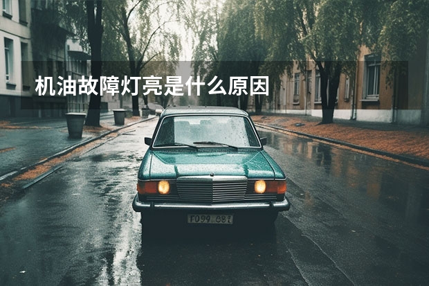 机油故障灯亮是什么原因