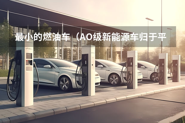 最小的燃油车（AO级新能源车归于平淡 微型车市场即将迎来洗牌？）