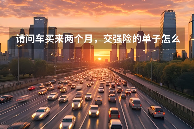 请问车买来两个月，交强险的单子怎么没有，请问去哪里要去