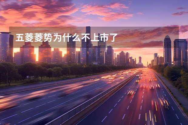 五菱菱势为什么不上市了