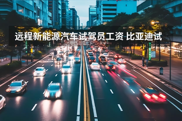 远程新能源汽车试驾员工资 比亚迪试乘试驾专员怎么样