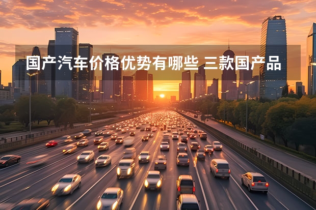 国产汽车价格优势有哪些 三款国产品牌新能源汽车推荐！