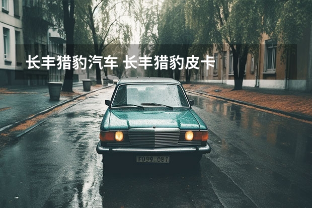 长丰猎豹汽车 长丰猎豹皮卡