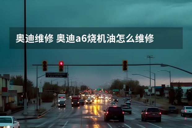 奥迪维修 奥迪a6烧机油怎么维修