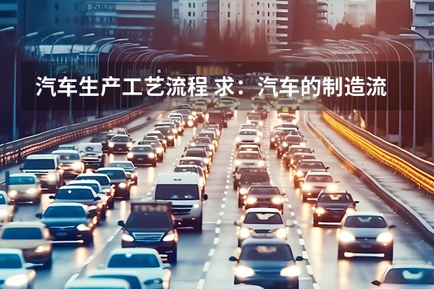 汽车生产工艺流程 求:汽车的制造流程工艺,简单明了,谢谢!