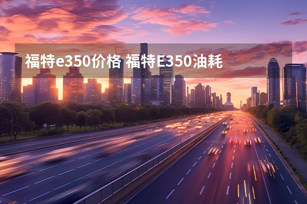 福特e350价格 福特E350油耗高吗？听听车主们的真实感受