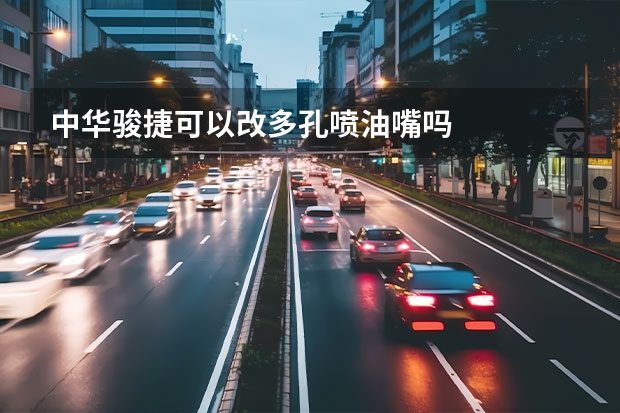 中华骏捷可以改多孔喷油嘴吗