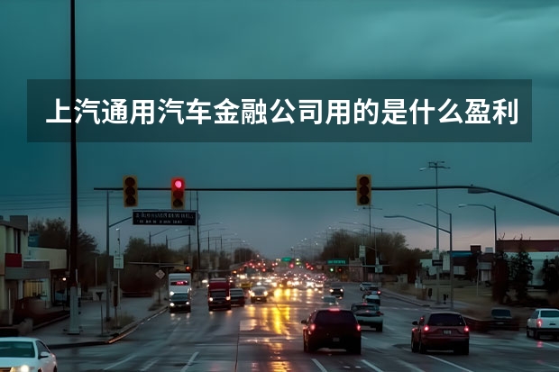 上汽通用汽车金融公司用的是什么盈利模式