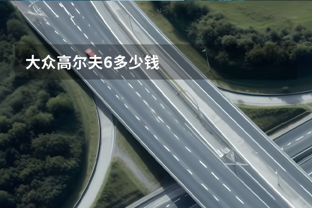 大众高尔夫6多少钱